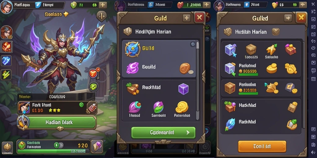 Screenshot menampilkan karakter utama dalam aksi petualangan.
