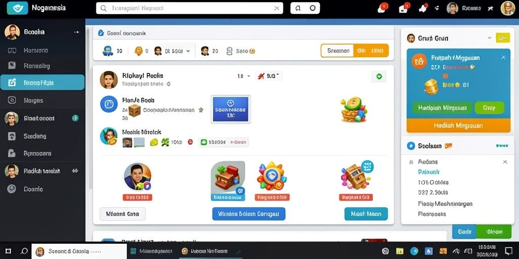 Tampilan awal yang menarik dan mudah dinavigasi.
