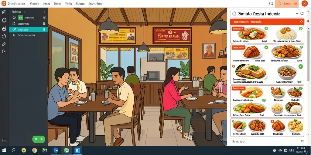 Tampilan antarmuka yang menarik dan user-friendly.