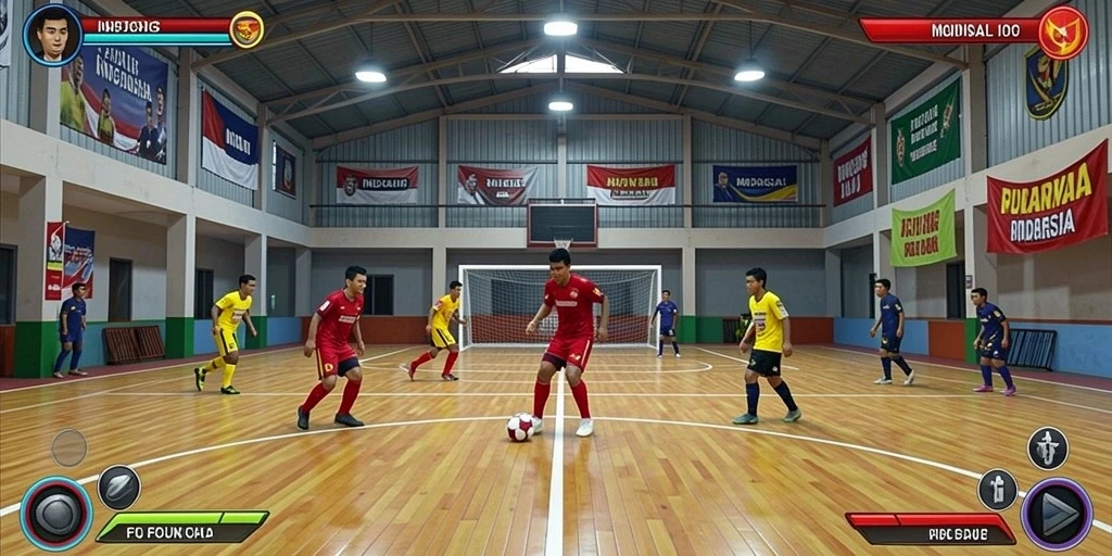 Screenshot menampilkan antarmuka permainan yang menarik.