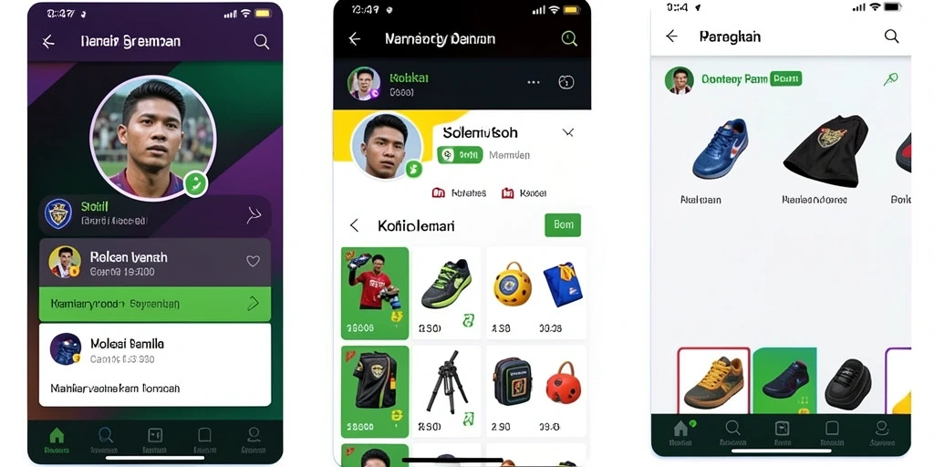 Tampilan grafis yang menarik dan berwarna.