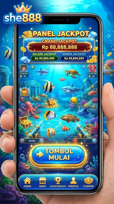 Cuplikan layar menu unduhan she888 untuk perangkat Android